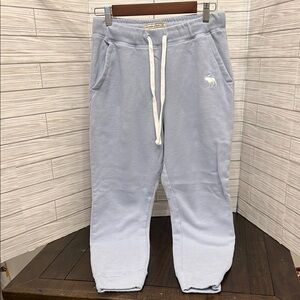 Abercrombie & Fitch Light Blue Joggers